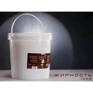 Кокосовое масло 3 л Premium Craft virgin пищевое (для еды, жарки и выпечки), холодного отжима, нерафинированное. #1